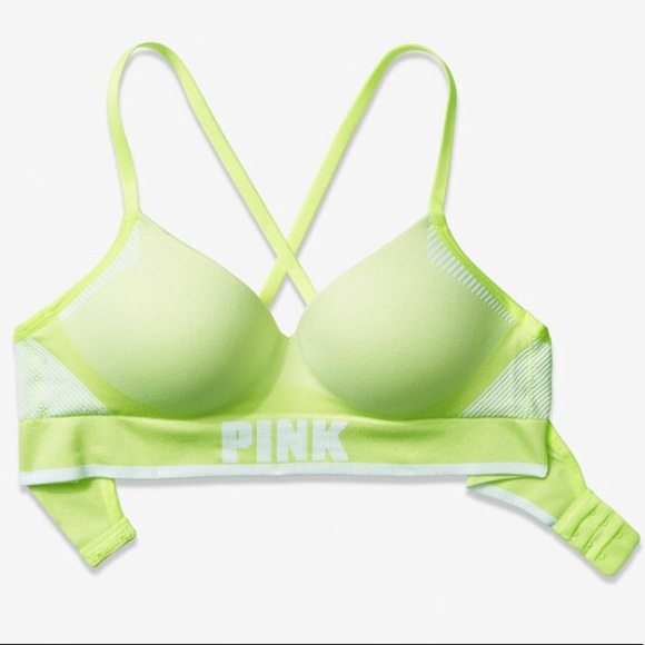 NWT PINK Victoria’s Secret Logo Sports Bra in M - Picture 5 of 7